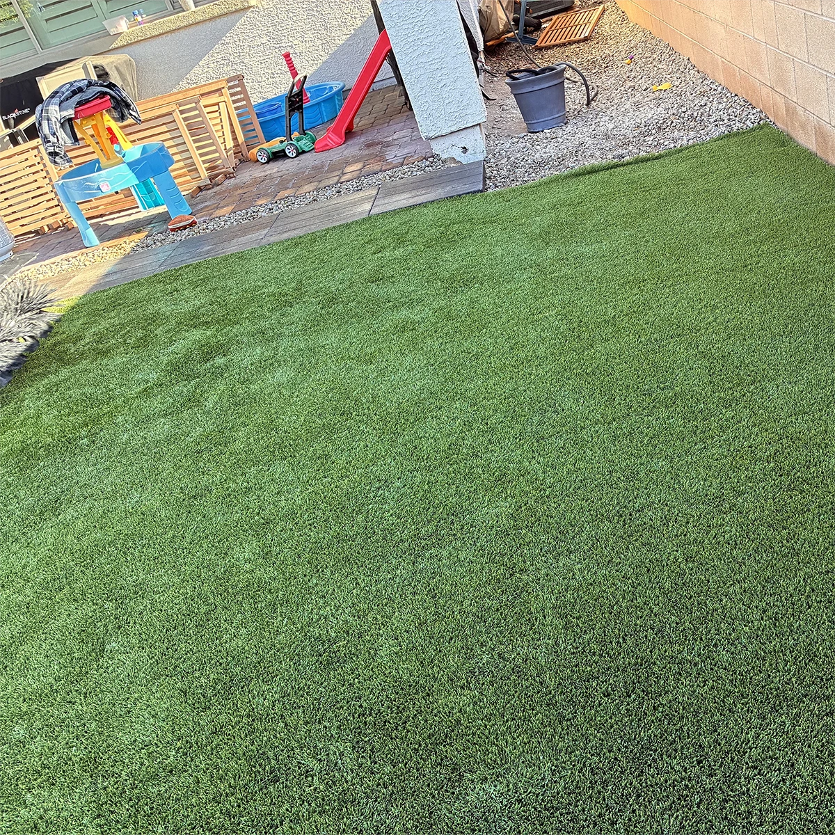 Job 1 after turf cleaning