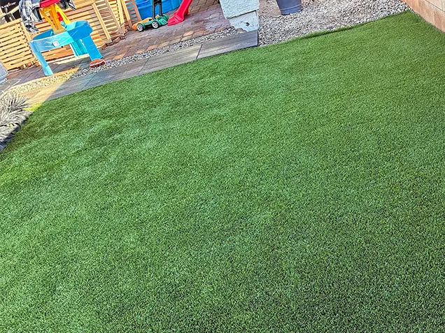 Job 1 after turf cleaning
